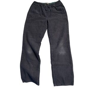 Kids Black Corduroy Pants